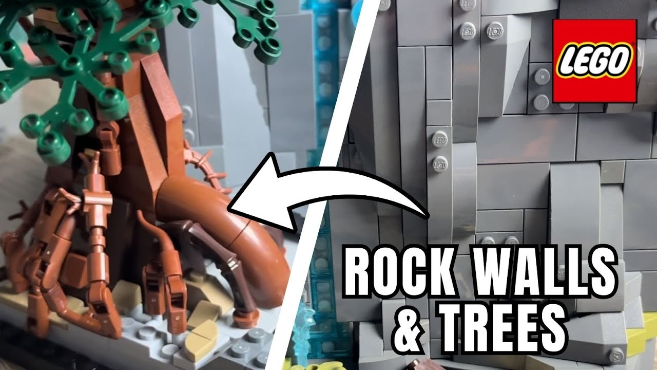 Самодельная модель LEGO по мотивам «Властелина колец» | Двери Дурина | Обновление 3
