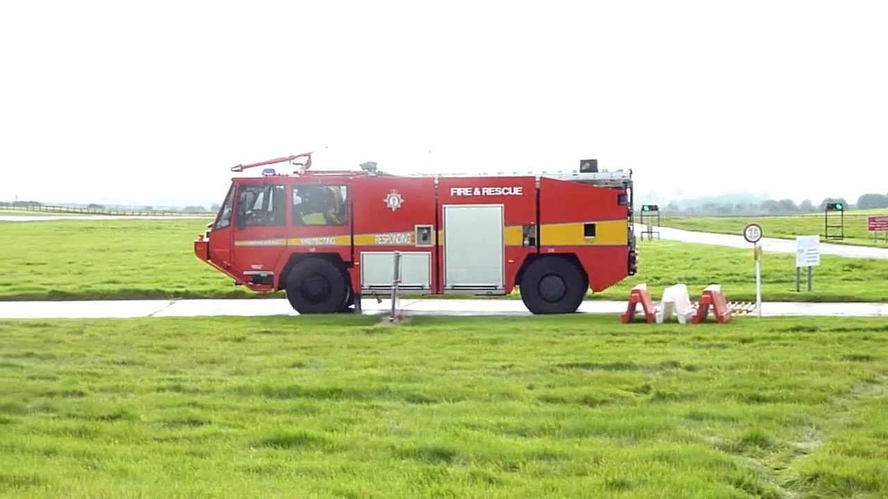 RAF Leuchars Airshow 2011 - Crash tender scrambled