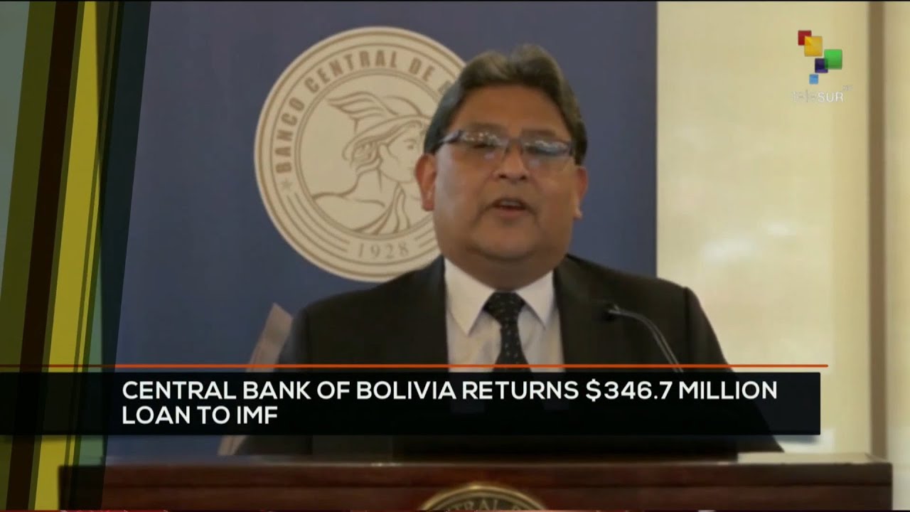 FTS 12:30 18-02: Central Bank of Bolivia returns $346.7 million loan to IMF
