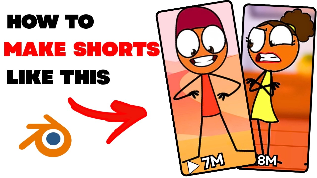 Как создать ВИРУСНУЮ 2D-анимацию со стикменами для Shorts (пошаговое руководство)