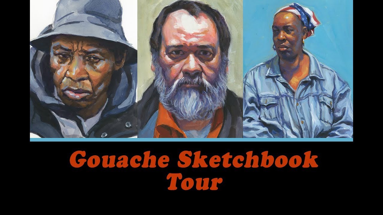 Gouache Sketchbook Tour