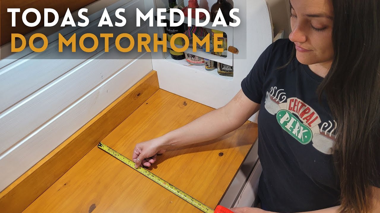 PROJETO e TODAS as MEDIDAS do NOSSO MOTORHOME Renault Master 2007