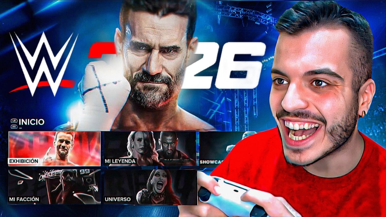 WWE 2K26: Menú, Roster Completo, Modos de Juego, Desbloqueables, Arenas, Campeonatos y más!