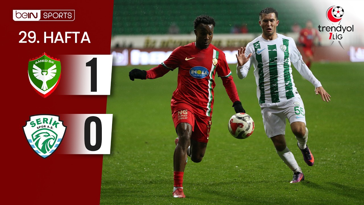 Amed Sportif Faaliyetler (1-0) Serik Spor | 29. Hafta Maç ÖZETİ | Trendyol 1. Lig - 2025/26