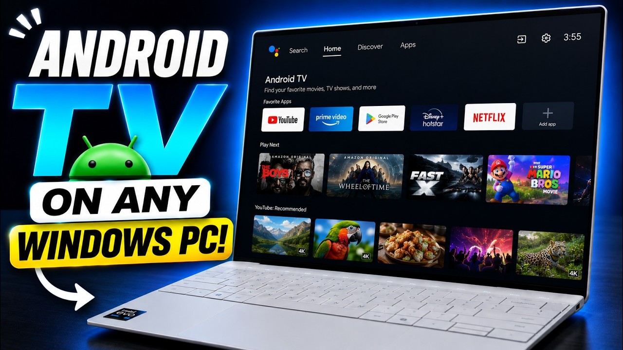 How to Run the Latest Android TV on Any Windows PC