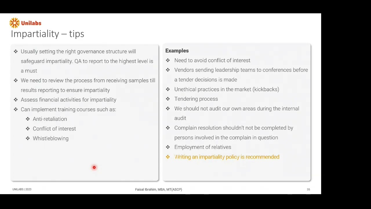 ISO 15189 2022 Overview (Part One)