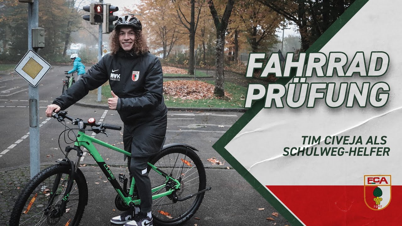 21/22 // Schulweg-Helfer // Tim Civeja unterstützt bei Fahrradprüfung