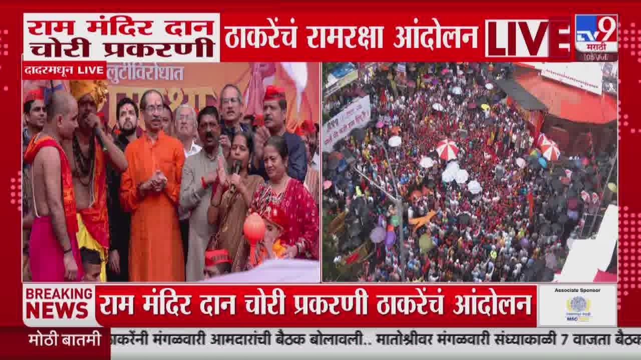 Uddhav Thackeray यांच्यासह सर्व शिवसैनिकांनी केली प्रभू श्रीरामाची आरती | Ram Raksha Andolan