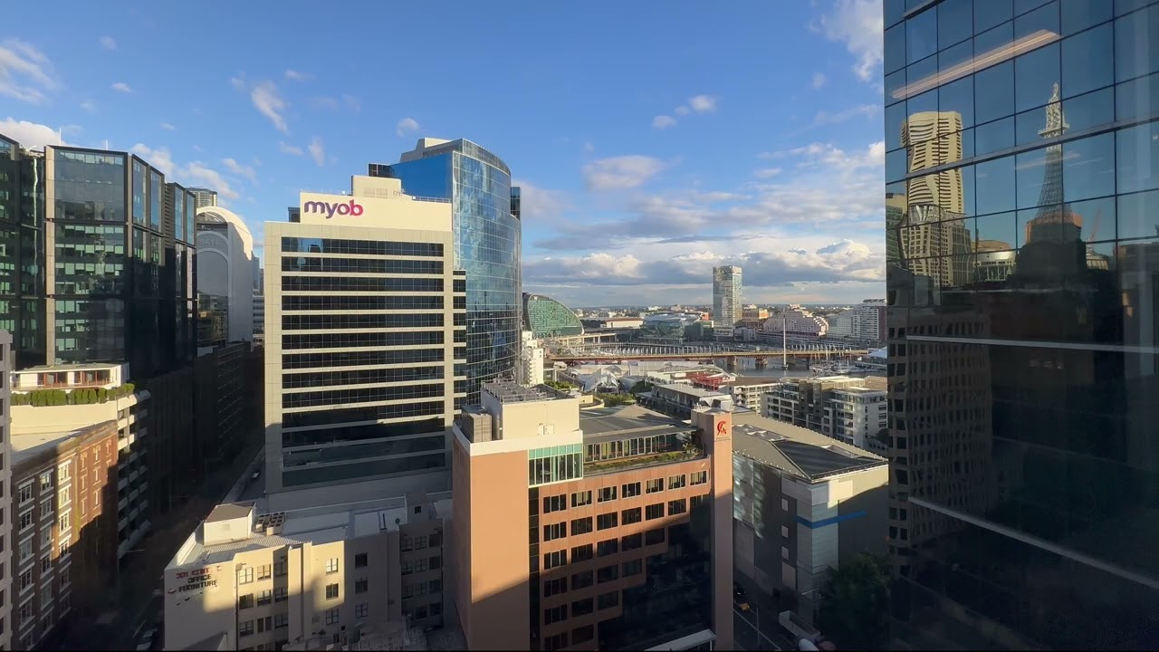 Sydney Darling Harbour Views Timelapse