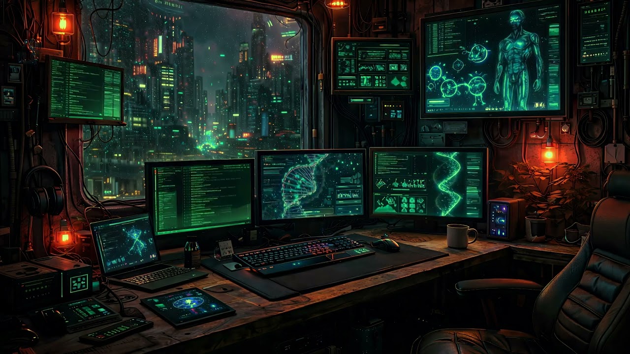 Late Night Coding  | Deep Hacker Atmosphere