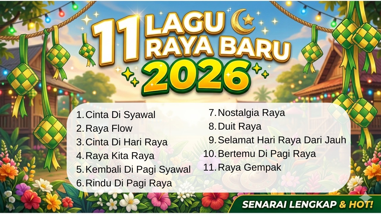 11 LAGU RAYA BARU 2026 🌙🎶 Kompilasi Lagu Raya Terbaru