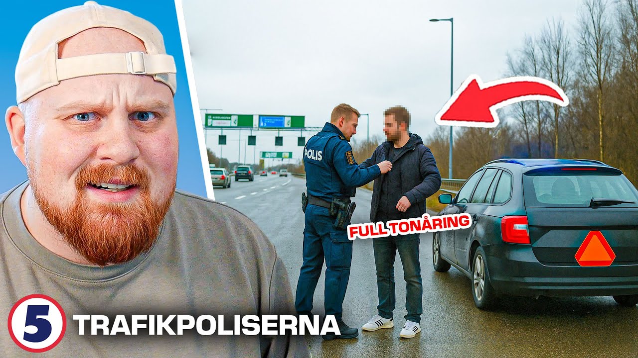 RATTFYLLERI av person i EPA TRAKTOR! | Reagerar P&aring; Trafikpoliserna #4