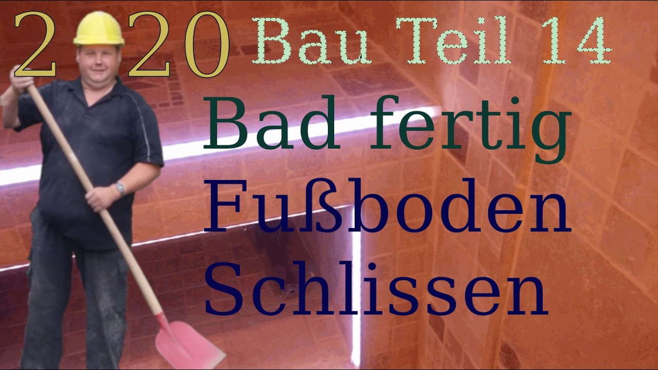 Fußboden-Dielen ferlegen, Bad Fliesen LED´s. So Geht´s Typisch Huchti Haussanierung Schnäppchen Haus