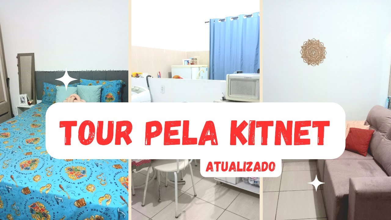 Tour pela kitnet atualizado | Morando sozinha