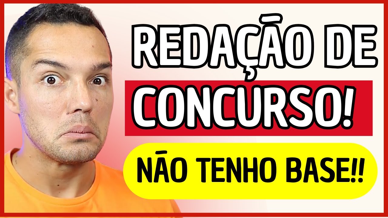 Redação de CONCURSO pra quem NÃO SABE NADA! #LIVE192 | PROFINHO