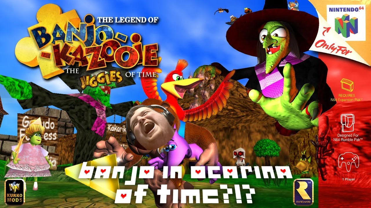 BANJOS IN HYRULE!!! - Banjo Kazooie Jiggies Of Time - Part 1