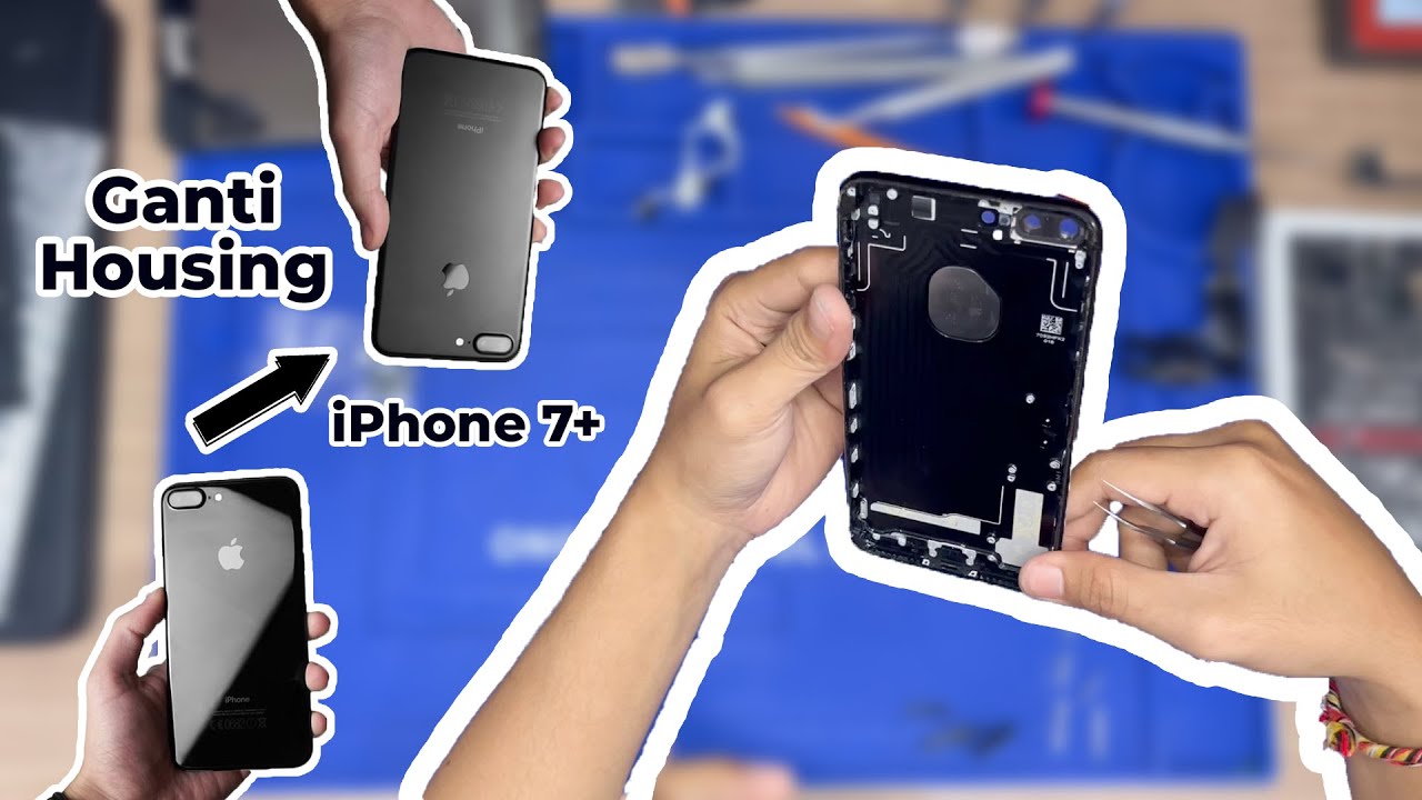 Tutorial Ganti Housing iPhone 7+ || RUMAH GADGET BALI
