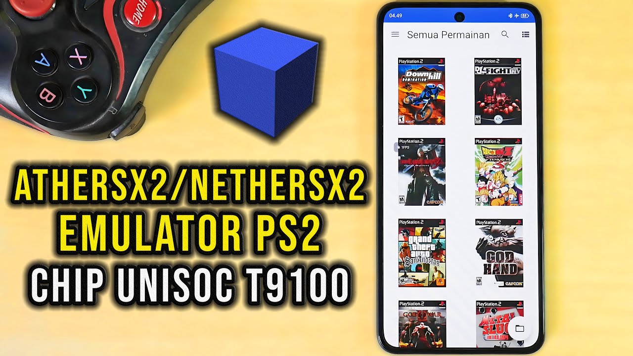 Nubia Neo 3 GT HP Gaming Test Aethersx2 Nethersx2 Emulator Game PS2 Chip Unisoc T9100 ZTE