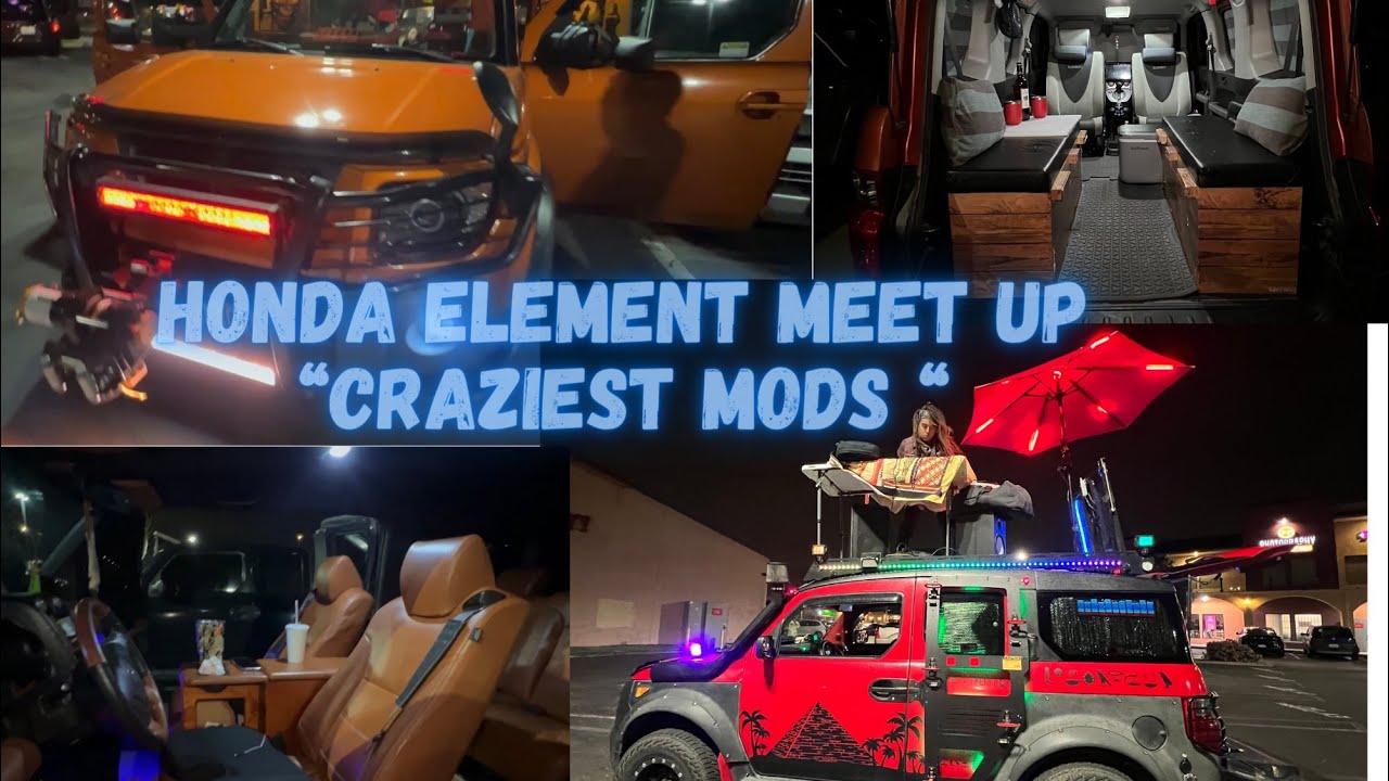 Встреча любителей Honda Element в Калифорнии — самые сумасшедшие моды, которые я когда-либо видел