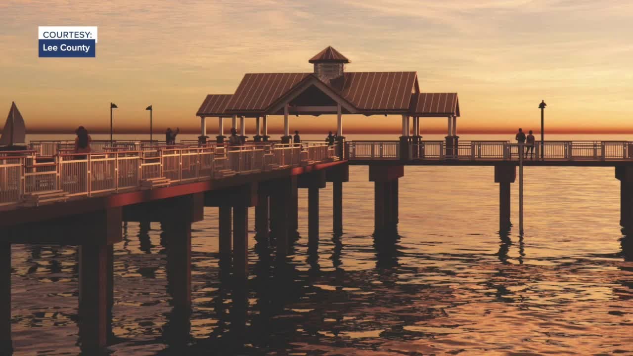 New Fort Myers Beach pier design finalized, construction to begin in late 2026