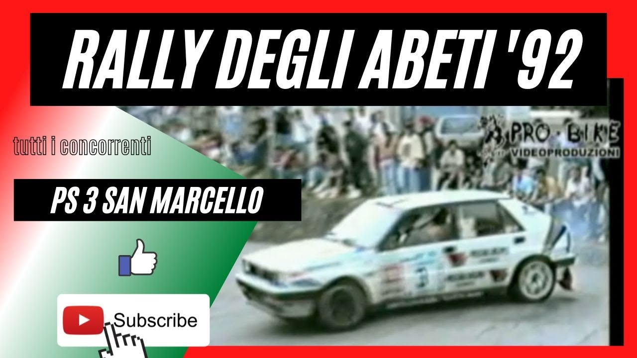 Rally degli Abeti 1992 