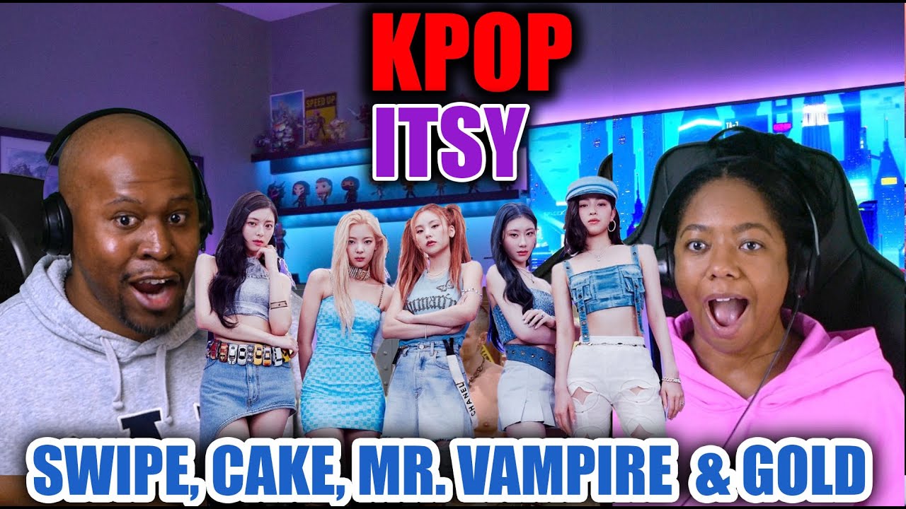 ITZY Blew Us Away 🤯 | First Time Reaction to “Swipe,” “Mr. Vampire,” “Gold” & “Cake”
