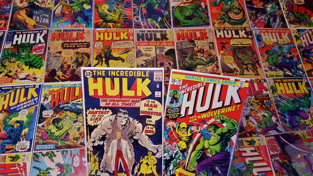 My Incredible Hulk Comic Book Collection