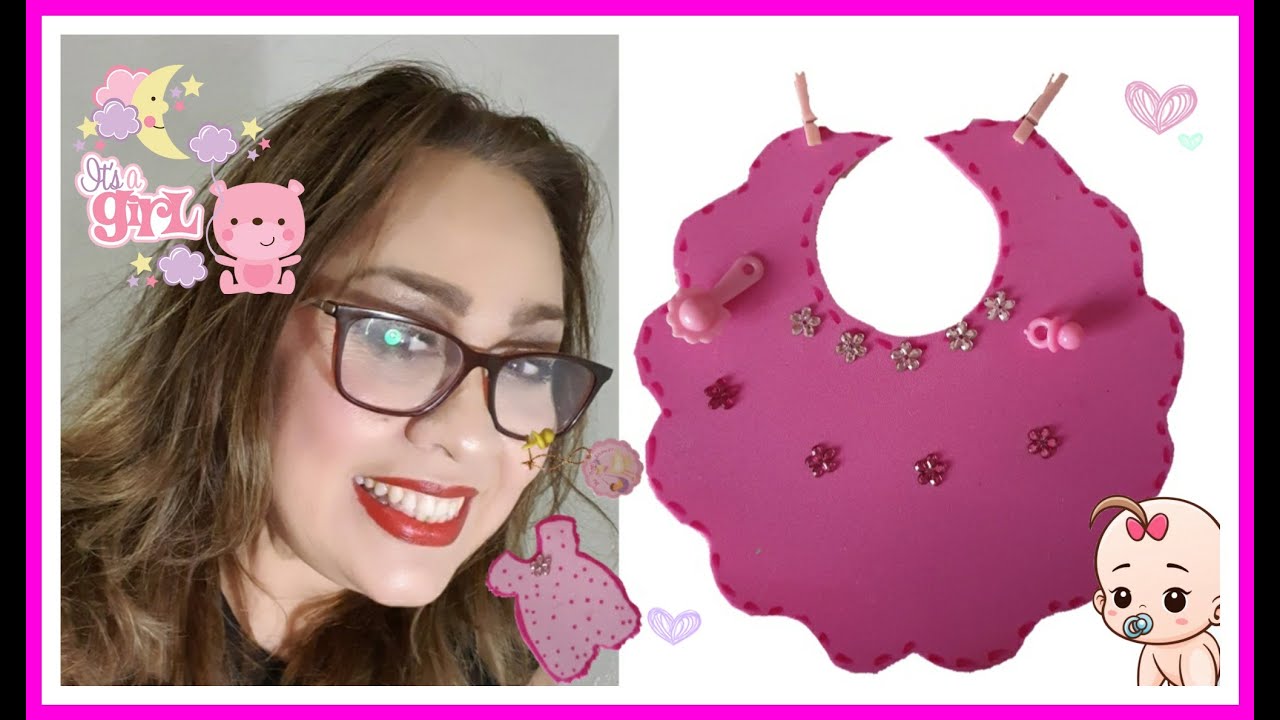 Como Hacer Babero Baby Shower Decoracion