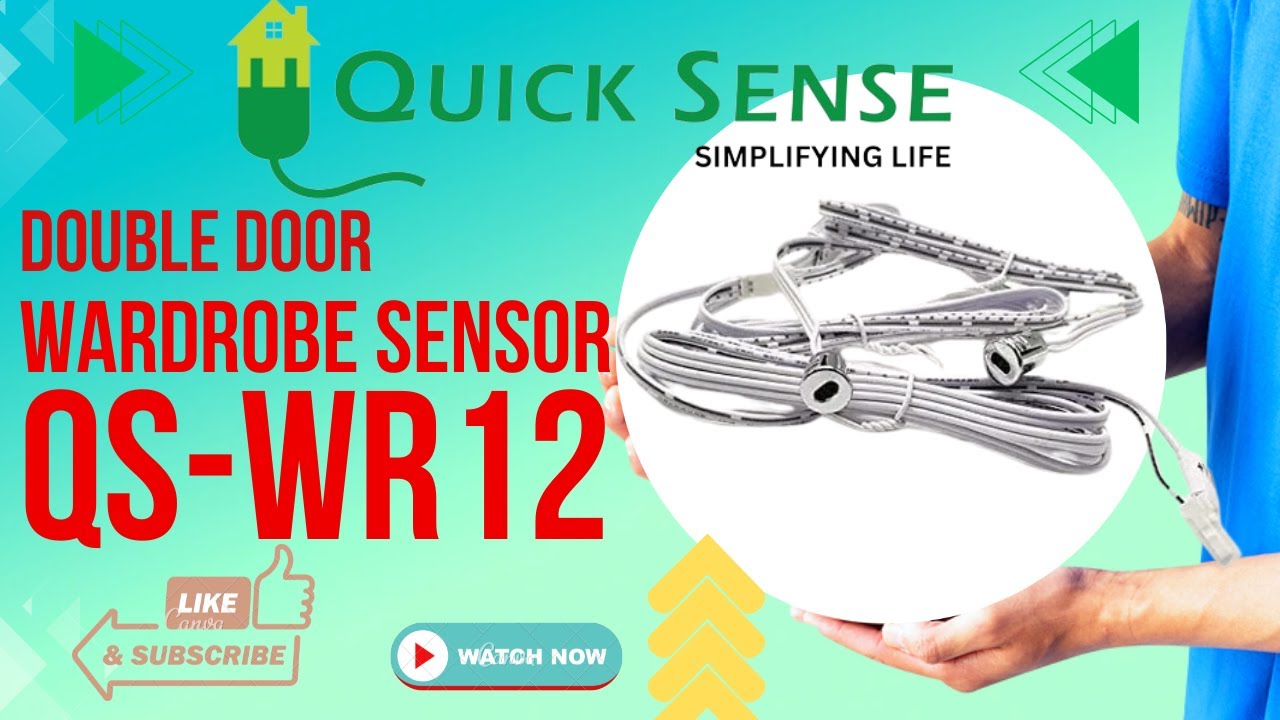 IR Sensor for Wardrobe and Cabinet | Automatic Sensor Light for Wardrobe | IR Sensor for Automation