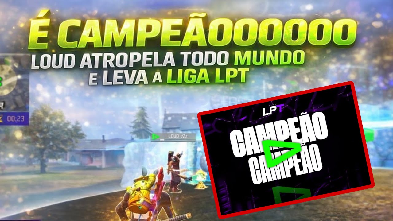 É CAMPEÃOOOOOO! LOUD DOMINA A FINAL E CONQUISTA A LIGA LPT COM 3 BOOYAHS / BZP AMASSOU MUITO COM 21K