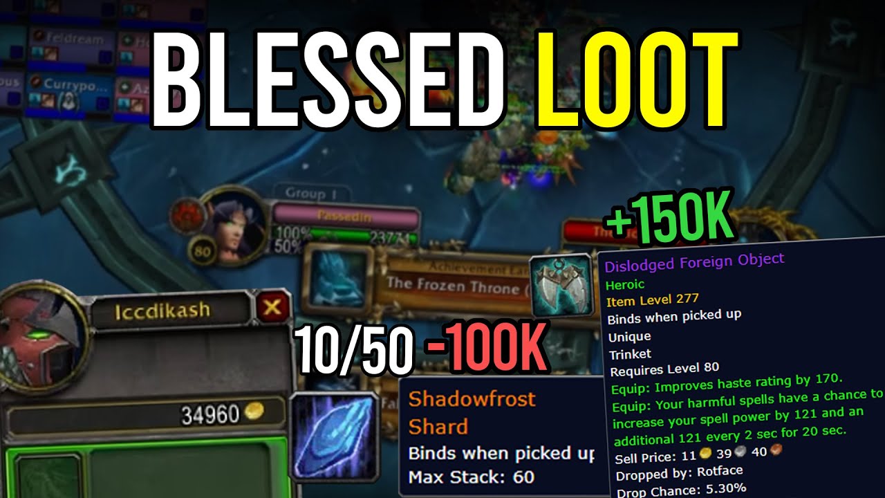 Biggest Gold Pot I've Seen In ICC With These Items