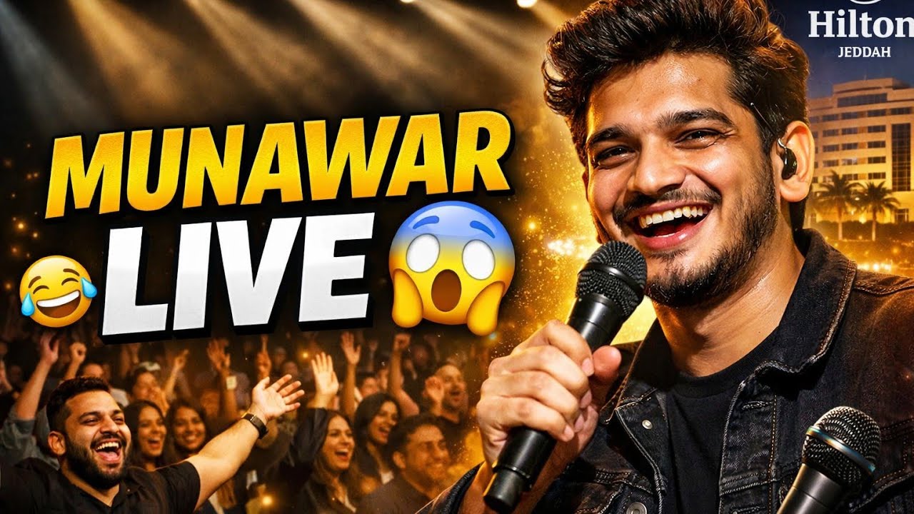FREE TICKET 😍 | Munawar Faruqui Live Stand-Up Comedy in Jeddah @munawar0018 
