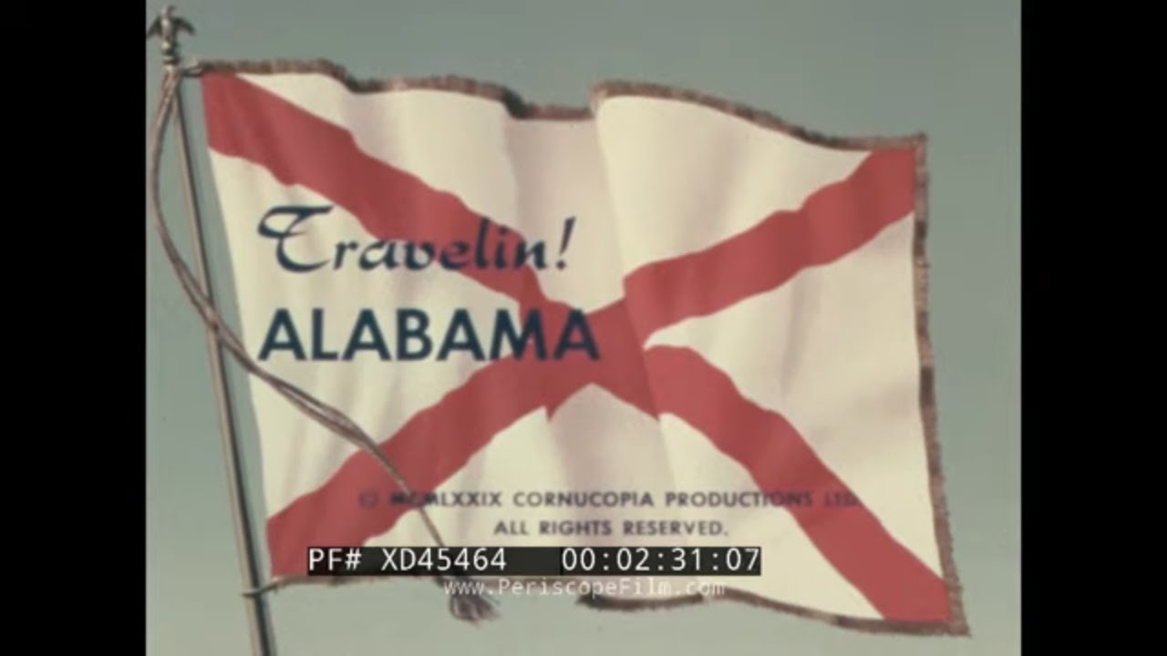 “TRAVELIN! ALABAMA”  1979 STATE OF ALABAMA TRAVELOGUE FILM   HUNTSVILLE BIRMINGHAM  MOBILE  XD45464
