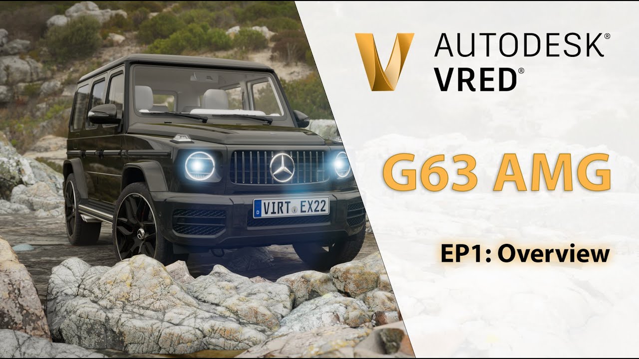 Creating a realistic real-time G63 AMG in VRED - EP1: Overview