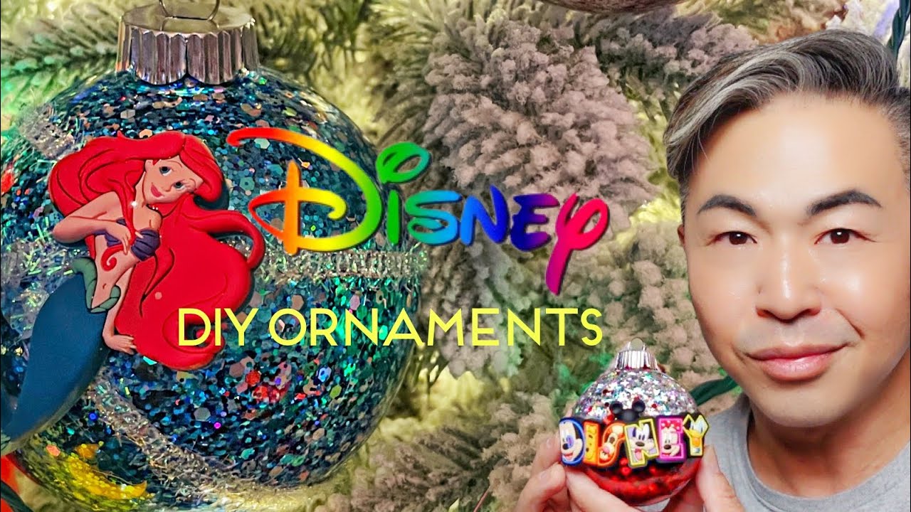 $4 DIY Disney Ornaments