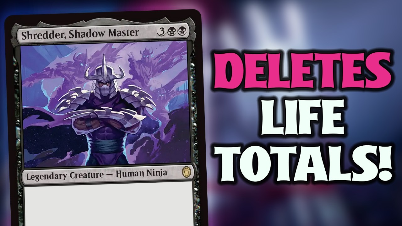 One Hit Cuts Your Life in Half | Shredder, Shadow Master Deck Tech