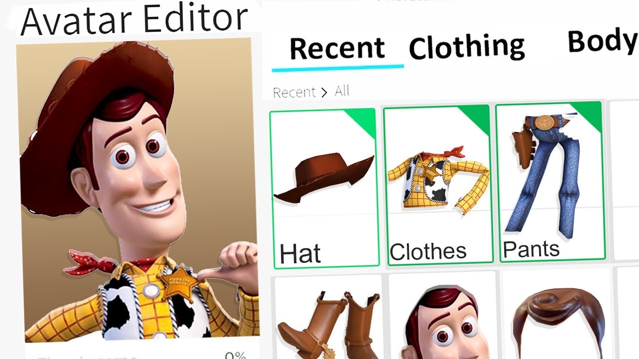 MAKING WOODY A ROBLOX ACCOUNT!!