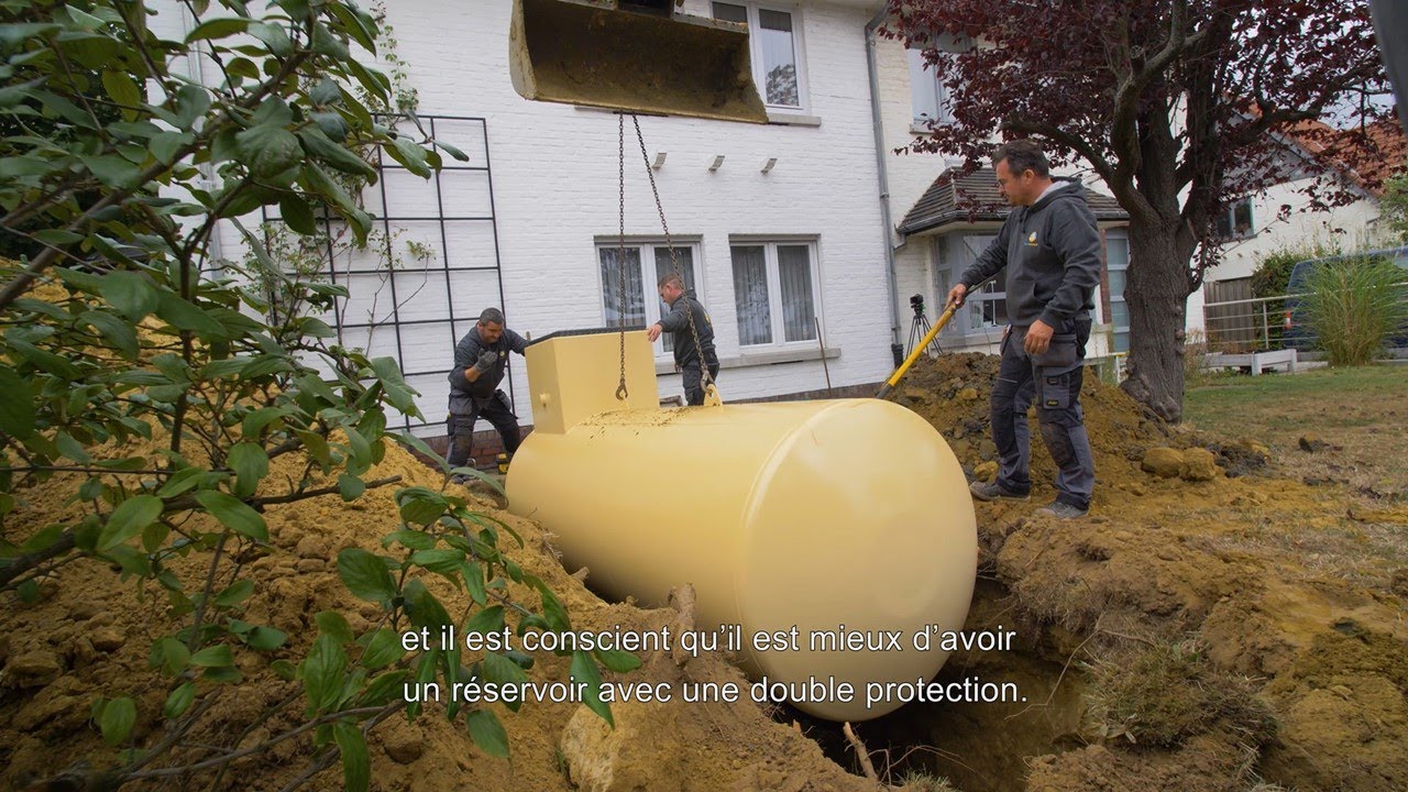 Remplacement d’une citerne à mazout enterrée
