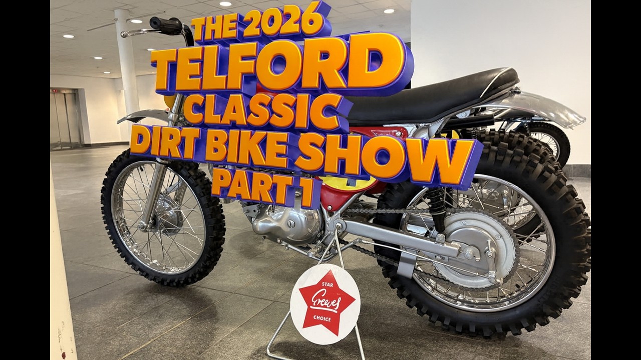 Шоу внедорожных мотоциклов Telford Classic 2026, эпизод 1.