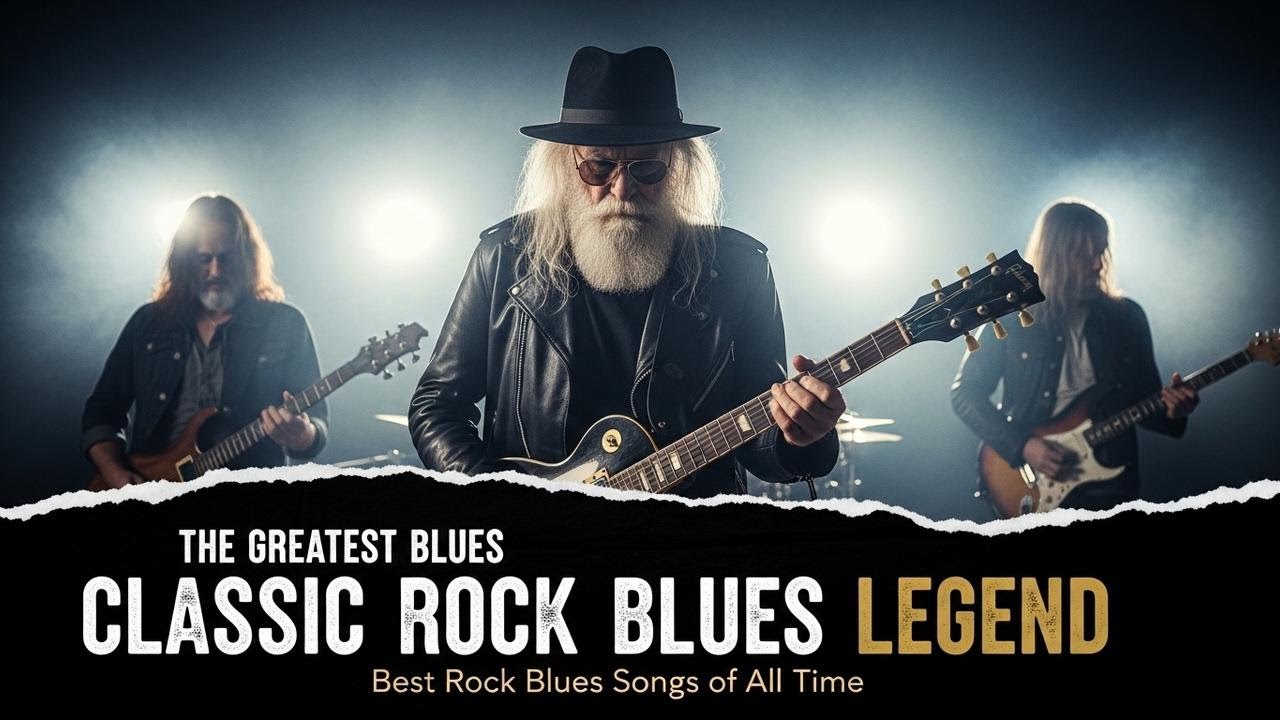 BB King, Eric Clapton, ZZ Top, Muddy Waters, Jimi Hendrix – Old School Guitar Blues