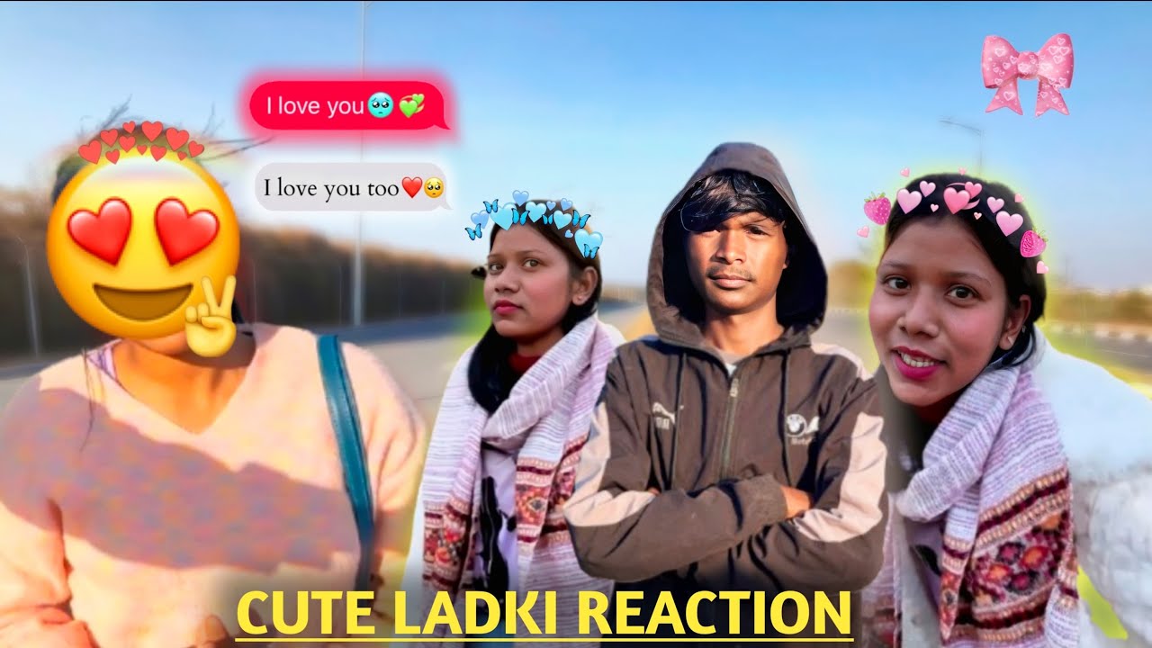 Cute ladki reaction प्यारी लड़की log full funny Ranchi Jharkhand 