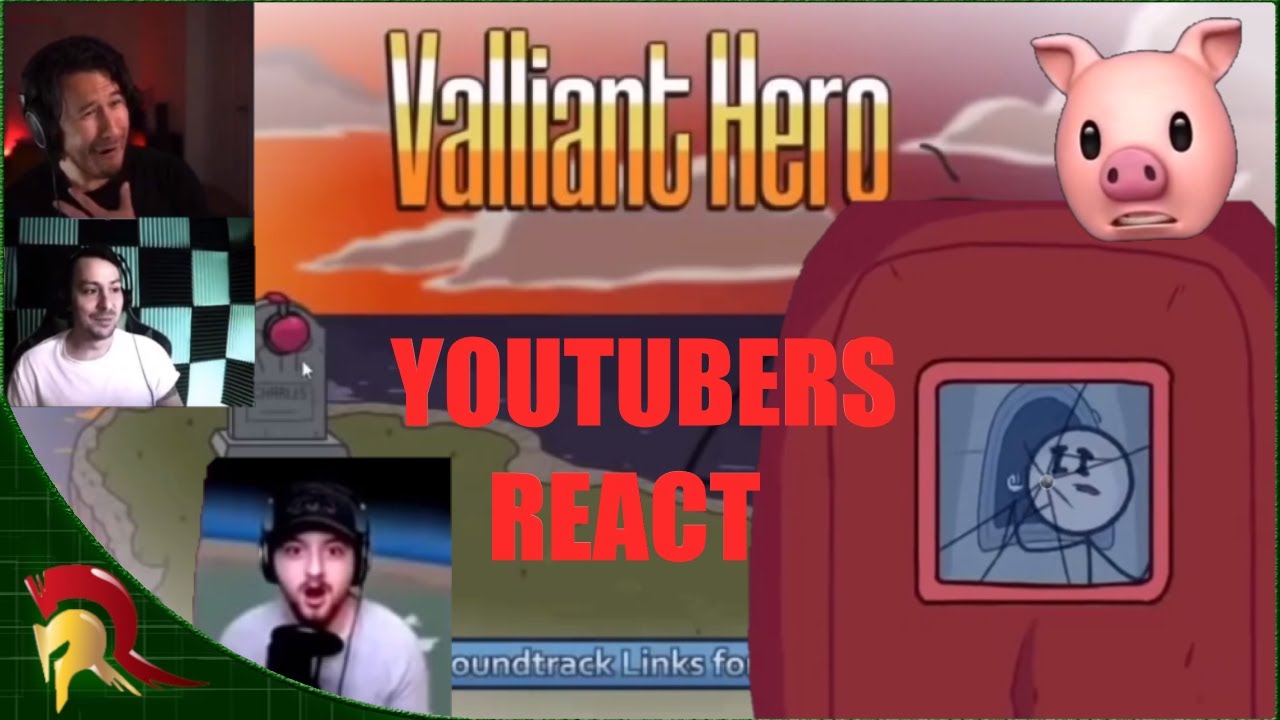 Youtubers React To Charles Death | VH Ending Valliant Hero | Reaction Replays | Henry Stickmin