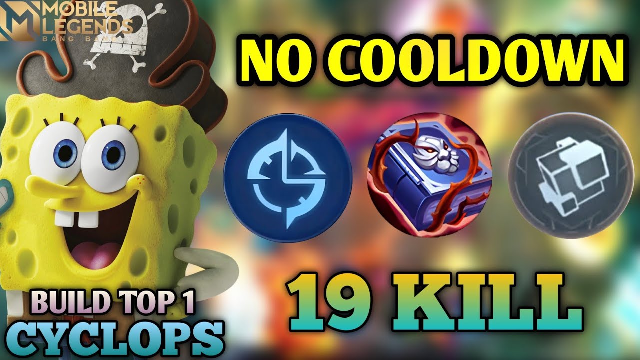 NO DEATH🔥DAPAT SNOWBALL DARI AWAL CYCLOPS KU LANGSUNG MENGGIL4 | BEST BUILD CYCLOPS - Mobile Legends