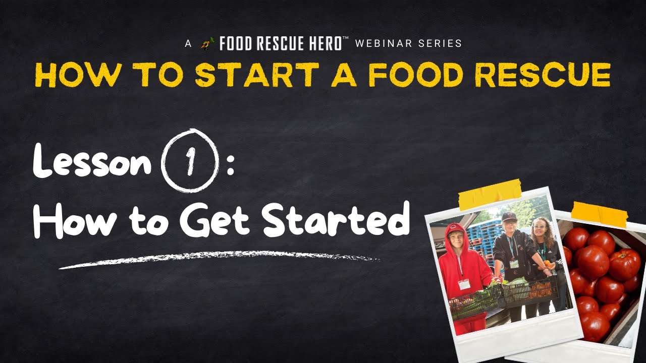 How to Start a Food Rescue: Getting Started