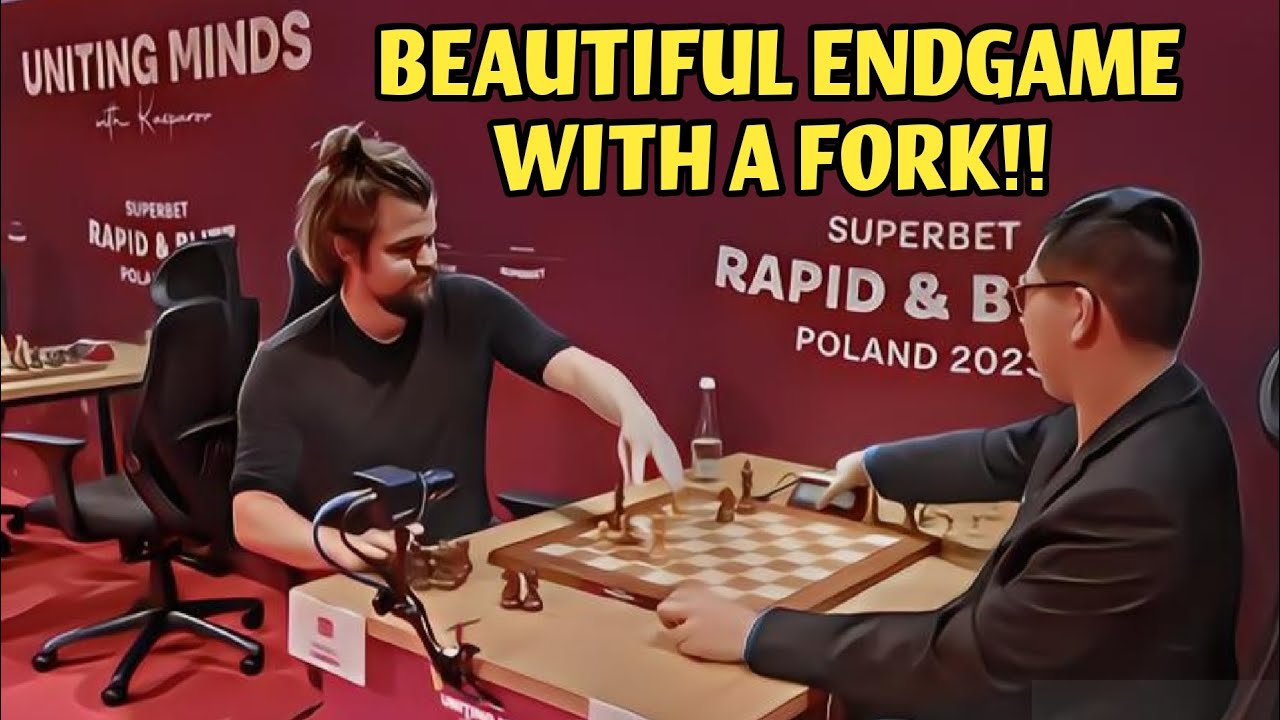 ENDGAME WITH A FORK QUEEN!! Magnus Carlsen VS. Wesley So | SUPERBET BLITZ | ROUND 11