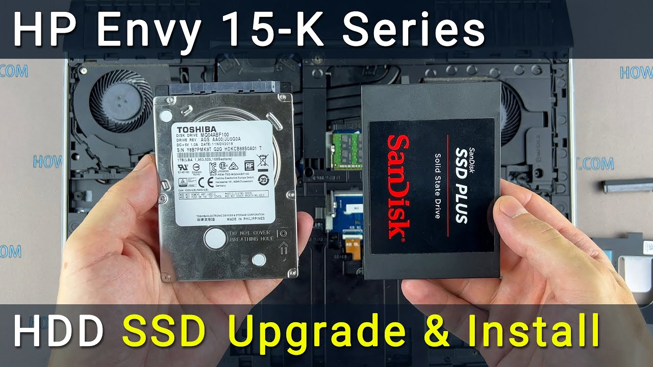 HP Envy 15-K Series HDD lub SSD Upgrade: Wymiana i instalacja