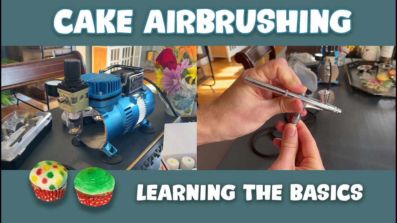 Learning to Airbrush Cake - Andrew's Art Duchy