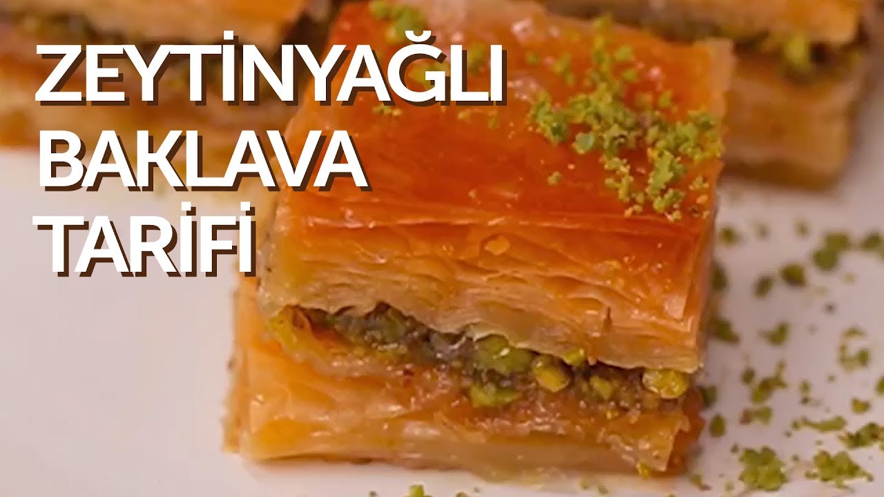 Zeytinyağlı Baklava Tarifi - Egemden Hafif Lezzetli Tatlı Tarifleri