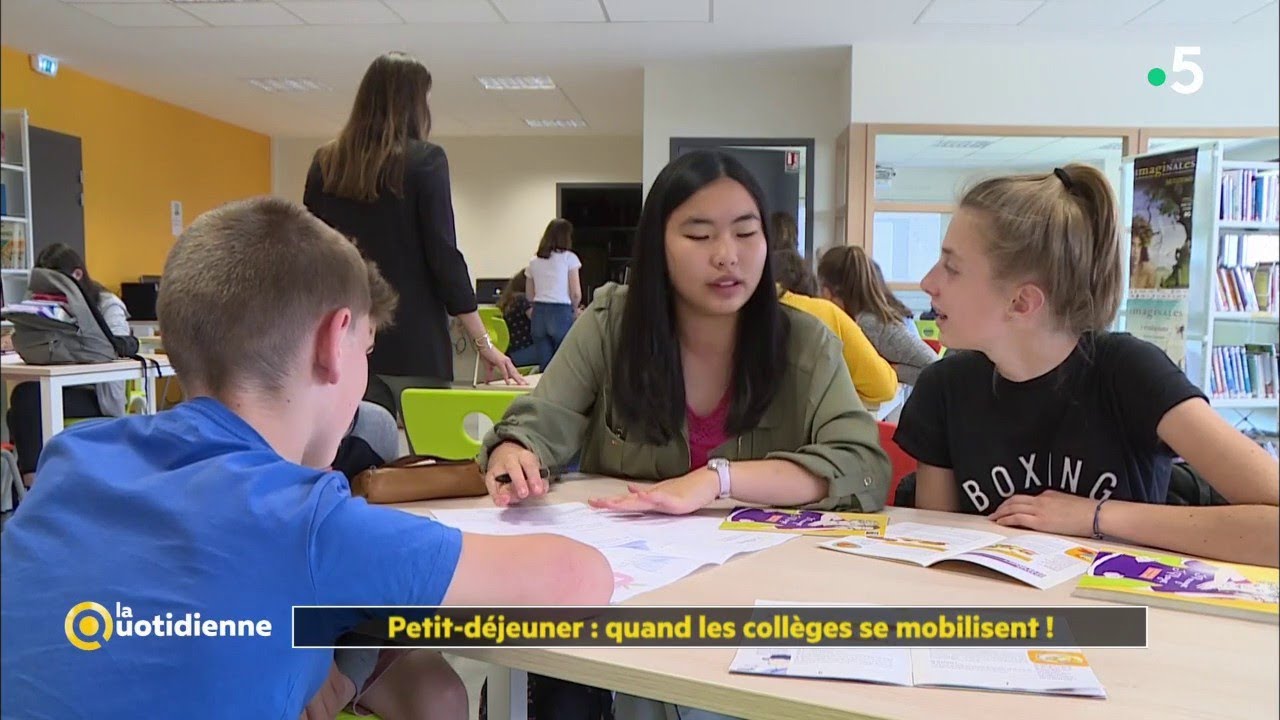 Petit déjeuner : quand les collèges se mobilisent !