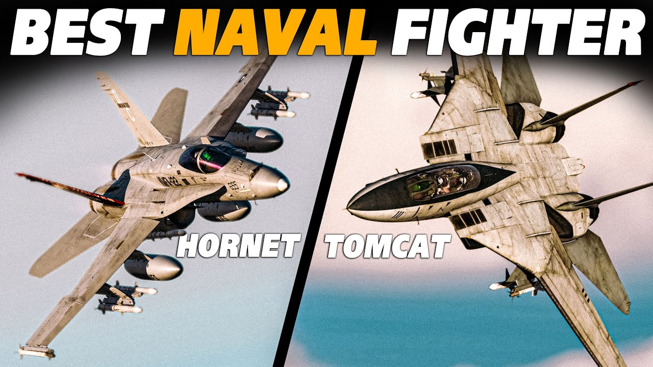 Лучший морской истребитель | F/A-18C Hornet против F-14B Tomcat | Цифровой боевой симулятор | DCS |